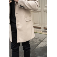 Classic Dress Coat - Beige